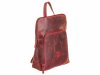 BAXX´S Leder Damen Lederrucksack Daypack S44 rot