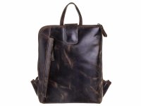BAXX´S Leder Damen Freizeitrucksack Cityrucksack S47 olive