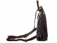 BAXX´S Leder Damen Freizeitrucksack Cityrucksack S47 olive
