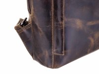 BAXX´S Leder Damen Freizeitrucksack Cityrucksack S47 olive