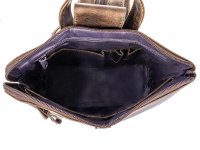 BAXX´S Leder Damen Freizeitrucksack Cityrucksack S47 olive
