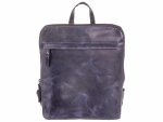 BAXX´S Leder Damen Stadtrucksack Outdoor S50 blau