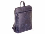 BAXX´S Leder Damen Stadtrucksack Outdoor S50 blau