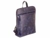 BAXX´S Leder Damen Stadtrucksack Outdoor S50 blau
