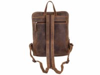 BAXX´S Leder Damen Stadtrucksack Outdoor S50 tan