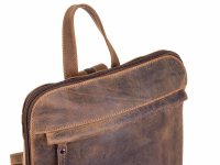 BAXX´S Leder Damen Stadtrucksack Outdoor S50 tan