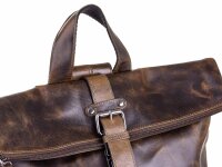 BAXX´S Leder Damen Daypack Backpack S41 olive