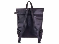 BAXX&acute;S Leder Damen Daypack Backpack S41 schwarz