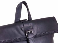 BAXX&acute;S Leder Damen Daypack Backpack S41 schwarz