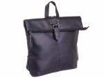 BAXX´S Leder Damen Cityrucksack Backpack S40 schwarz