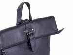 BAXX´S Leder Damen Cityrucksack Backpack S40 schwarz