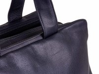 BAXX´S Leder Damen Handtasche Kurzgrifftasche 187020 schwarz