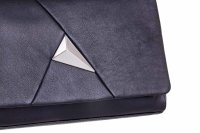 BAXX´S Leder Damen Abendtasche Clutch 277403 schwarz
