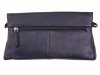 BAXX´S Leder Damen Schultertasche Abendtasche mit Magnetverschlüssen 267517 schwarz