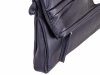 BAXX´S Leder Damen Schultertasche Abendtasche mit Magnetverschlüssen 267517 schwarz