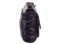 Bagsac Casual Leder Damen Umhängetasche B486005 schwarz