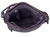 Bagsac Casual Leder Damen Umhängetasche B486005 schwarz
