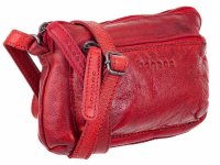 Bagsac Casual Leder Damen Umhängetasche B486002 rot
