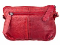 Bagsac Casual Leder Damen Umhängetasche B486002 rot