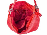 Bagsac Casual Leder Damen Shopper B486004 rot