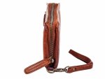 The Chesterfield Brand Leder Soft Antique Damen Reißverschlussbörse cognac