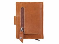 The Chesterfield Brand Leder Wax Pull Up Unisex Geldbörse cognac