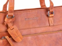 DIMAGINI Leder Laptoptasche 15"DM 384007 Kroko-Optik