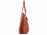 DIMAGINI Leder Laptoptasche 15"DM 384007 Kroko-Optik Cognac