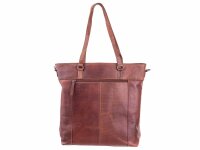DIMAGINI Leder Laptoptasche 15"DM 384007 Kroko-Optik Brown