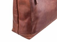 DIMAGINI Leder Laptoptasche 15"DM 384007 Kroko-Optik Brown