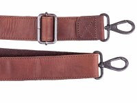 DIMAGINI Leder Laptoptasche 15"DM 384007 Kroko-Optik Brown