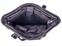 DIMAGINI Leder Laptoptasche 15"DM 384007 Kroko-Optik Black