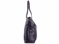 DIMAGINI Leder Laptoptasche 15"DM 384007 Kroko-Optik Black