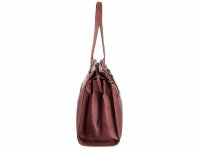 DIMAGINI Leder Laptoptasche 16" DM384008 Kroko-Optik Brown