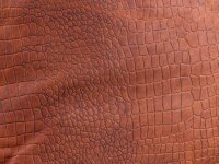 DIMAGINI Leder Shopper XL DM384009 mit Laptopfach 15" Kroko-Optik Cognac