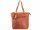 DIMAGINI Leder Shopper XL DM384009 mit Laptopfach 15" Kroko-Optik Cognac