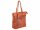 DIMAGINI Leder Shopper XL DM384009 mit Laptopfach 15" Kroko-Optik Cognac
