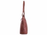 DIMAGINI Leder Shopper DM 384010 mit Laptopfach 15&quot; Brown