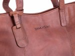 DIMAGINI Leder Shopper DM 384010 mit Laptopfach 15&quot; Brown