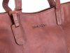 DIMAGINI Leder Shopper DM 384010 mit Laptopfach 15" Brown