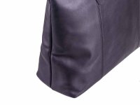 DIMAGINI Leder Shopper DM 384010 mit Laptopfach 15" Black