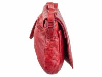 Bagsac Casual Unisex Leder Umhängetasche B486009 rot