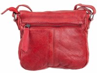 Bagsac Casual Unisex Leder Umhängetasche B486009 rot