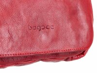 Bagsac Casual Unisex Leder Umhängetasche B486009 rot