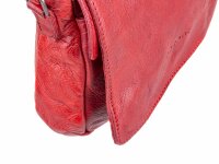 Bagsac Casual Unisex Leder Umhängetasche B486009 rot