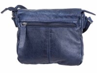 Bagsac Casual Unisex Leder Umhängetasche B486009 blau