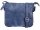 Bagsac Casual Unisex Leder Umhängetasche B486009 blau