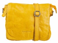 Bagsac Casual Unisex Leder Umhängetasche B486009 gelb