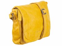 Bagsac Casual Unisex Leder Umhängetasche B486009 gelb