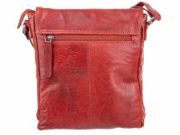 Bagsac Casual Unisex Leder Umhängetasche B487004 rot